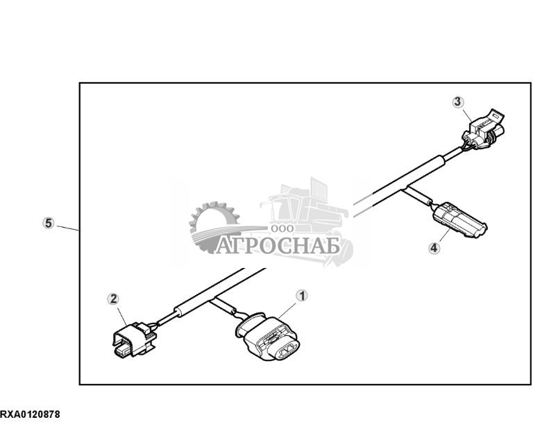 Жгут проводов, предохранительный клапан тормоза прицепа - ST700022 445.jpg